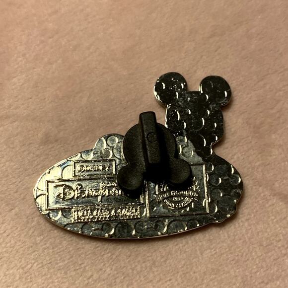 Mickey Mouse Hong Kong Disneyland Blue Swirl Disney Trading Pin - Picture 2 of 2